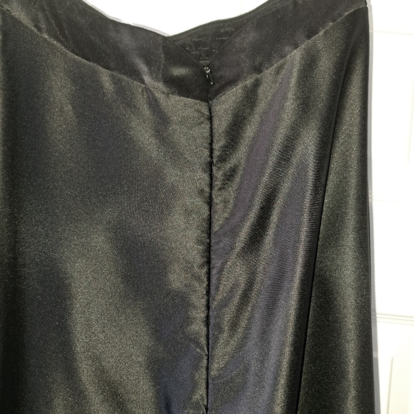 🐨4 3pc Black Crop Top Prom Dress - Picture 6 of 10